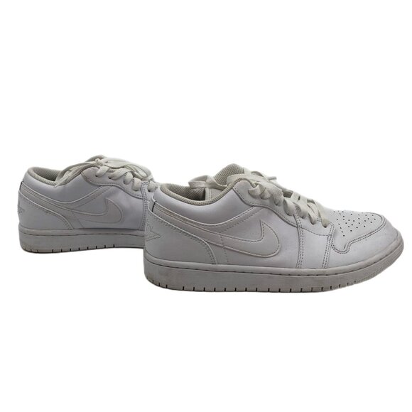Nike White Leather Athletic ShoesSize 8 for All Seasons